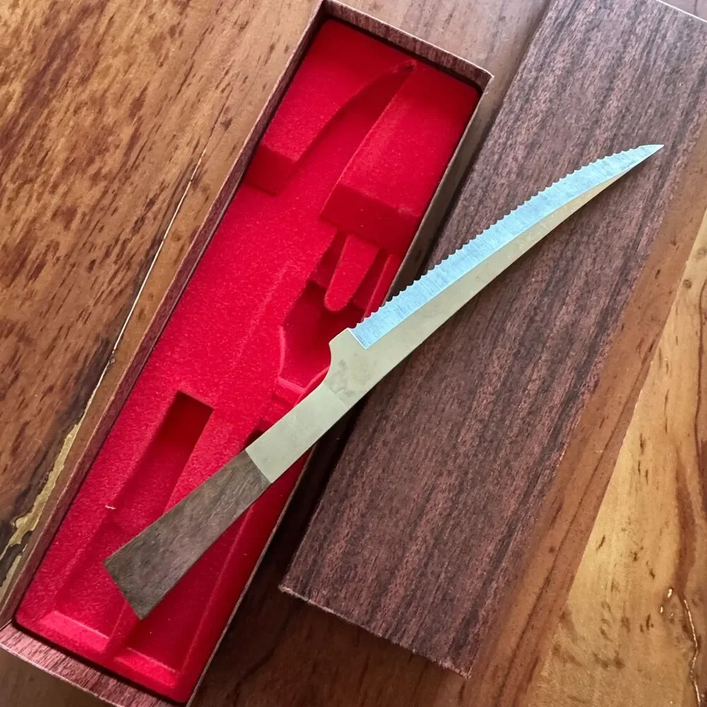 MCM Burnco Rose Wood Handle Stainless Steel 